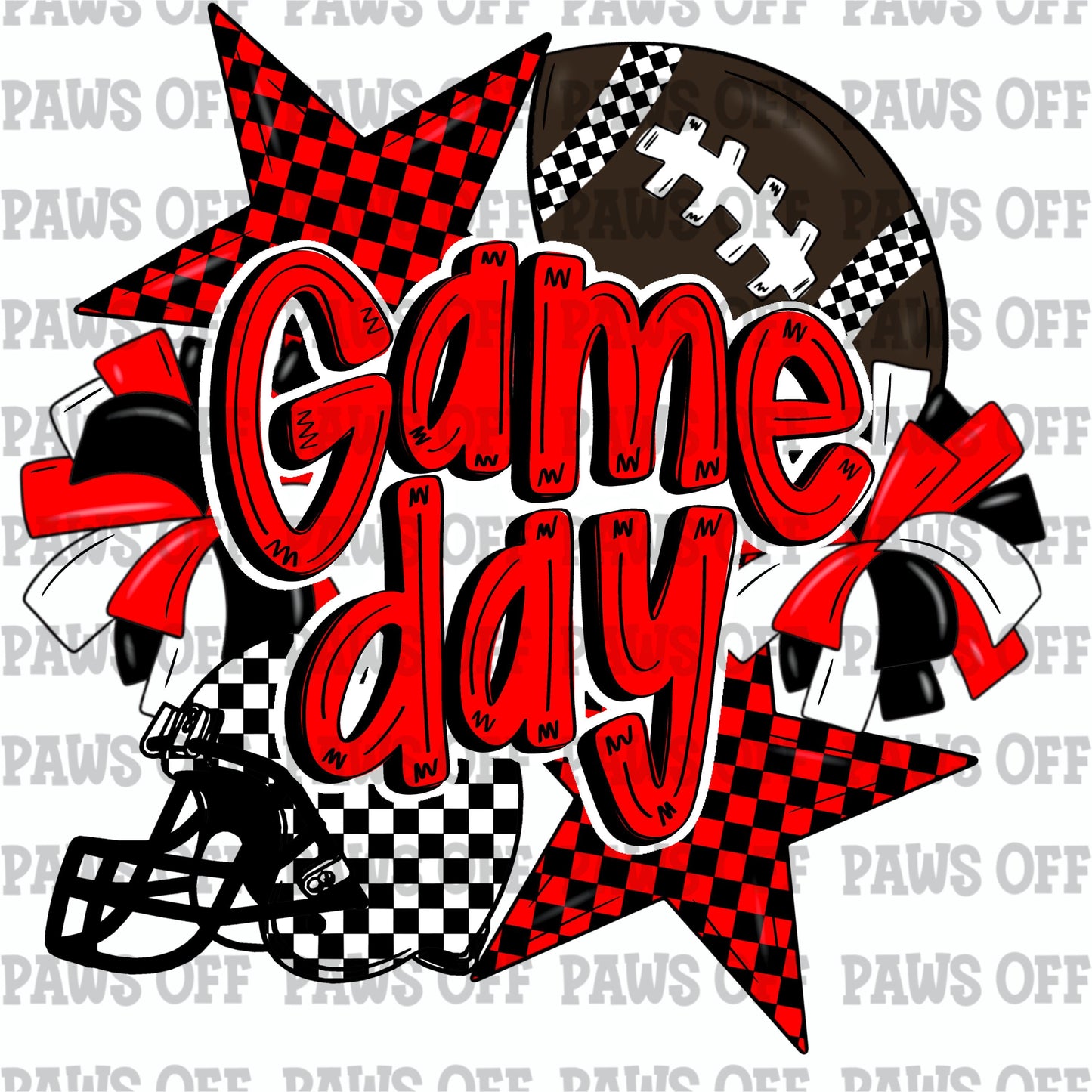 Game Day PNG Red