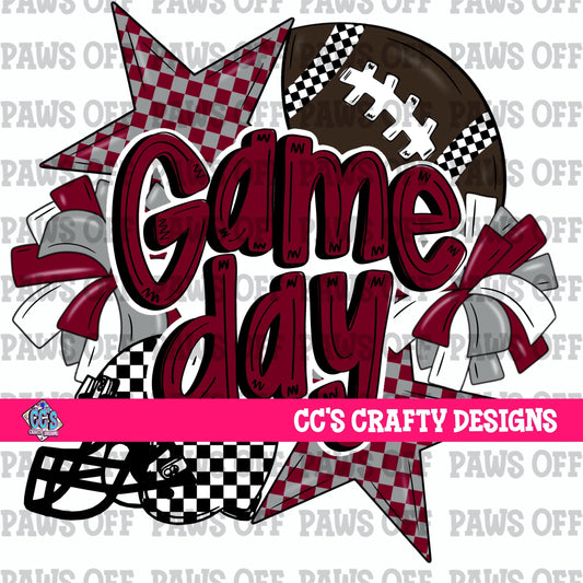 Game Day PNG Maroon