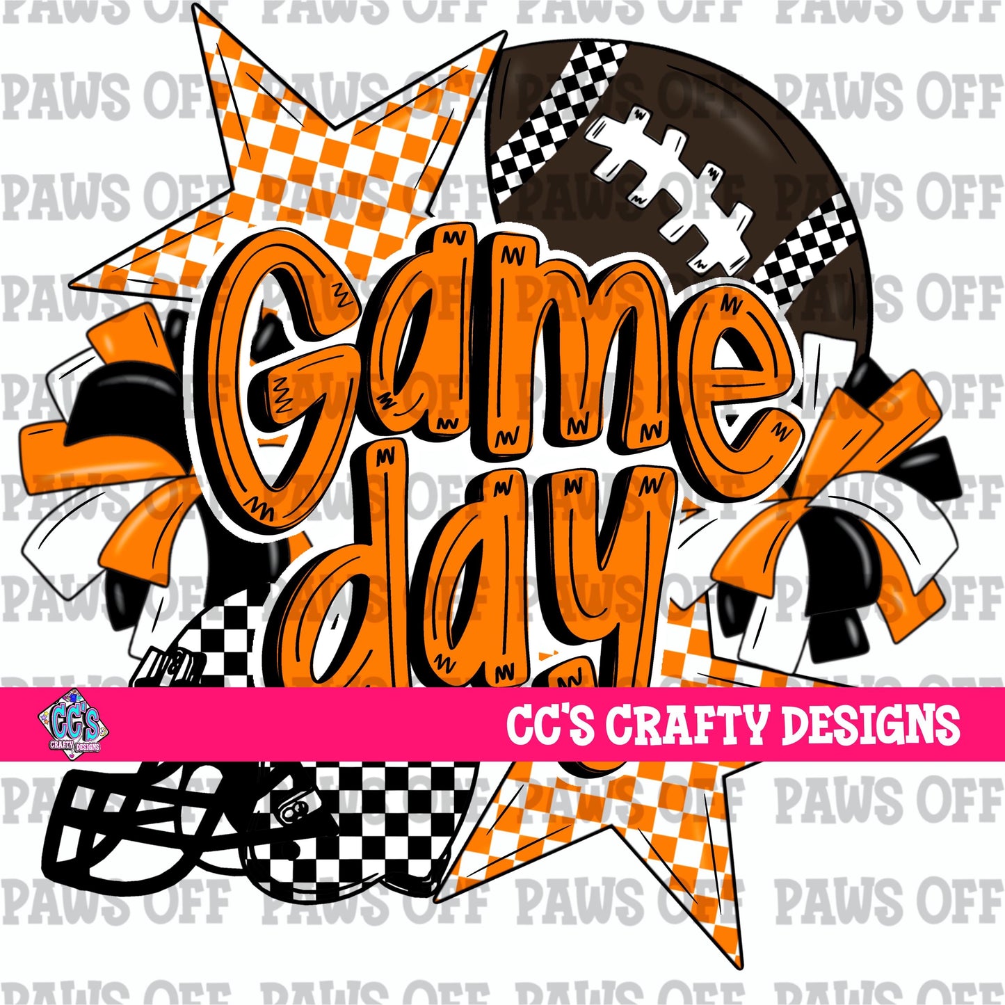 Game Day PNG Orange